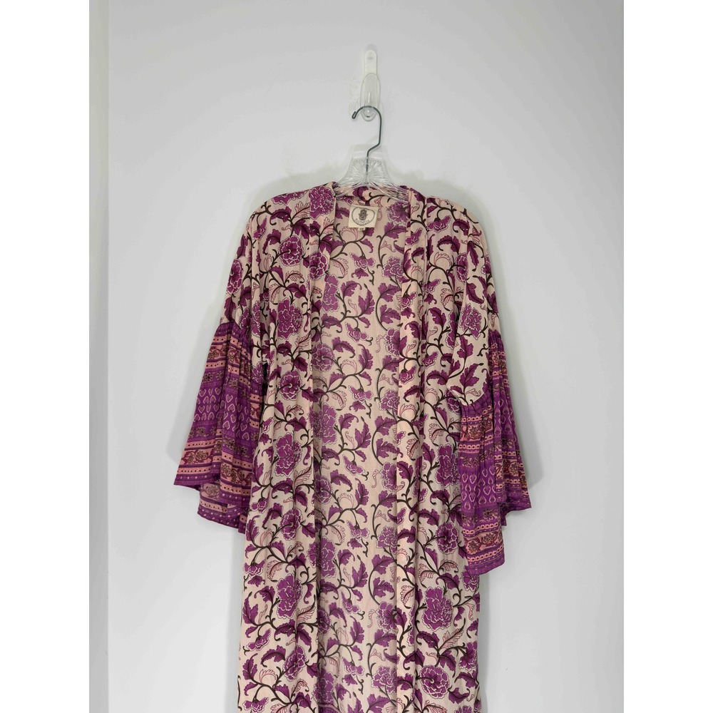 Anthropologie Muche et Muchette Antoinette Duster Kimono Floral Boho One Size‎ - Picture 5 of 12